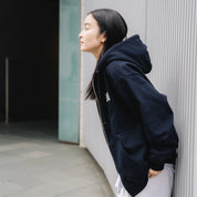 BOUTIQUE ZIP UP HOODIE NAVY（ブティックジップアップフーディーネイビー）｜ONLINE BOUTIQUE（オンラインブティック）