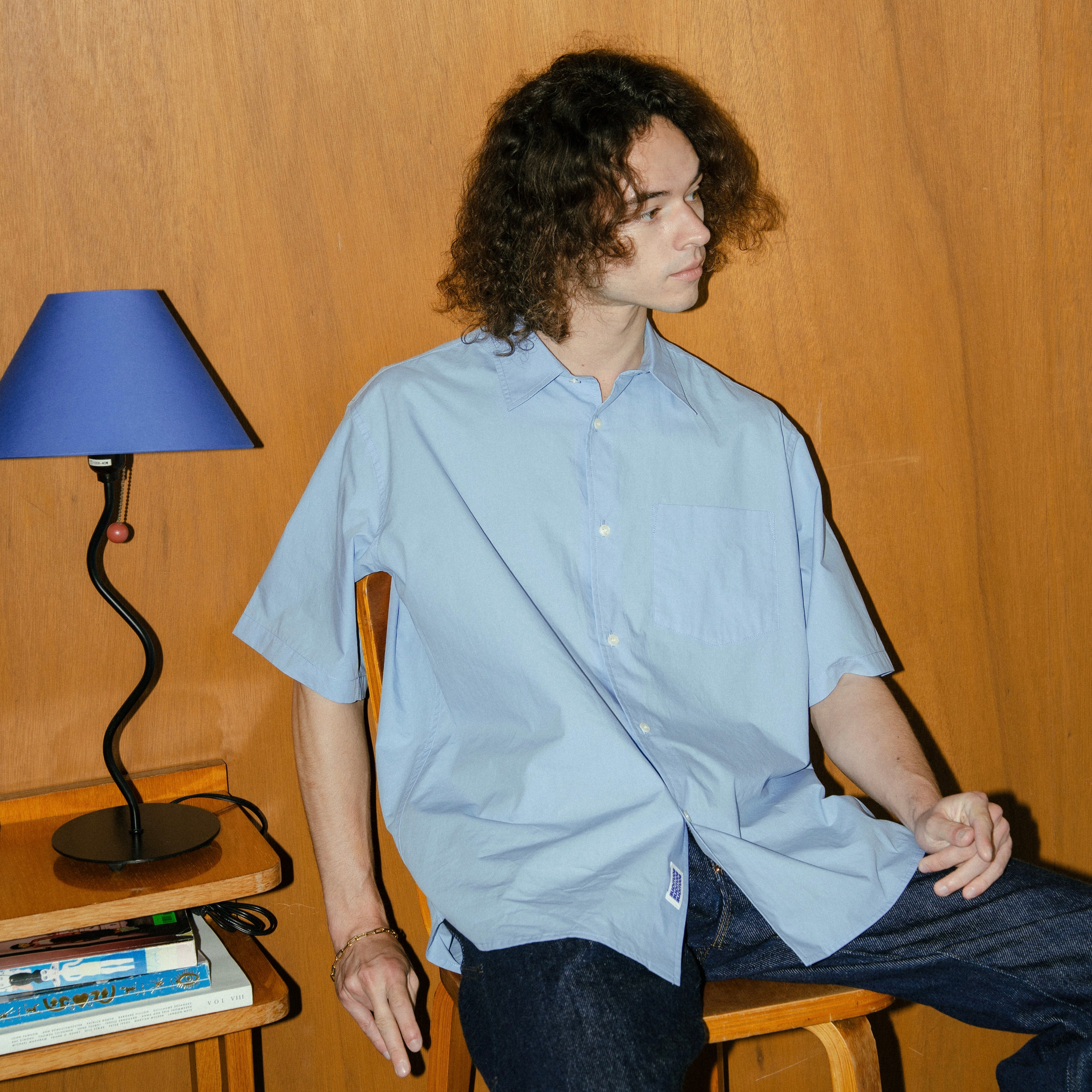 BOUTIQUE SHORT SLEEVE BOX SHIRT（ブティックショートスリーブボックスシャツサックス）｜ONLINE BOUTIQUE（オンラインブティック）