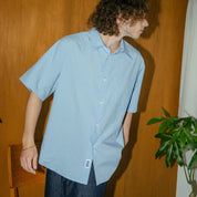 BOUTIQUE SHORT SLEEVE BOX SHIRT（ブティックショートスリーブボックスシャツサックス）｜ONLINE BOUTIQUE（オンラインブティック）