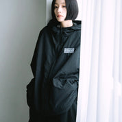 BOUTIQUE NYLON × FLEECE REVERSIBLE ZIP UP HOODIE BLACK（ブティックナイロン×フリースリバーシブルジップアップフーディーブラック）｜ONLINE BOUTIQUE（オンラインブティック）