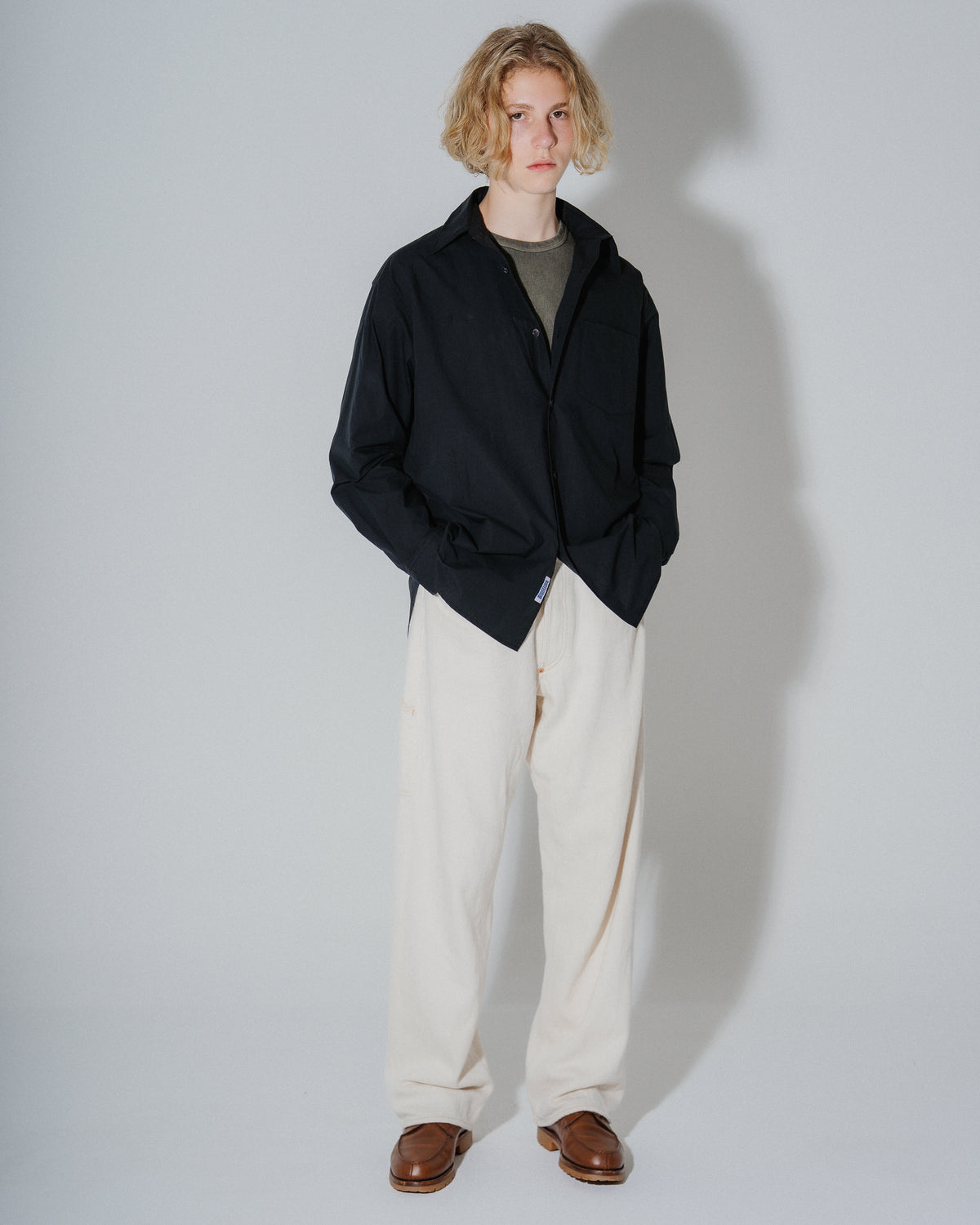 BOUTIQUE LONG SLEEVE BOX SHIRT BLACK（ブティックロングスリーブボックスシャツブラック）｜ONLINE BOUTIQUE（オンラインブティック）