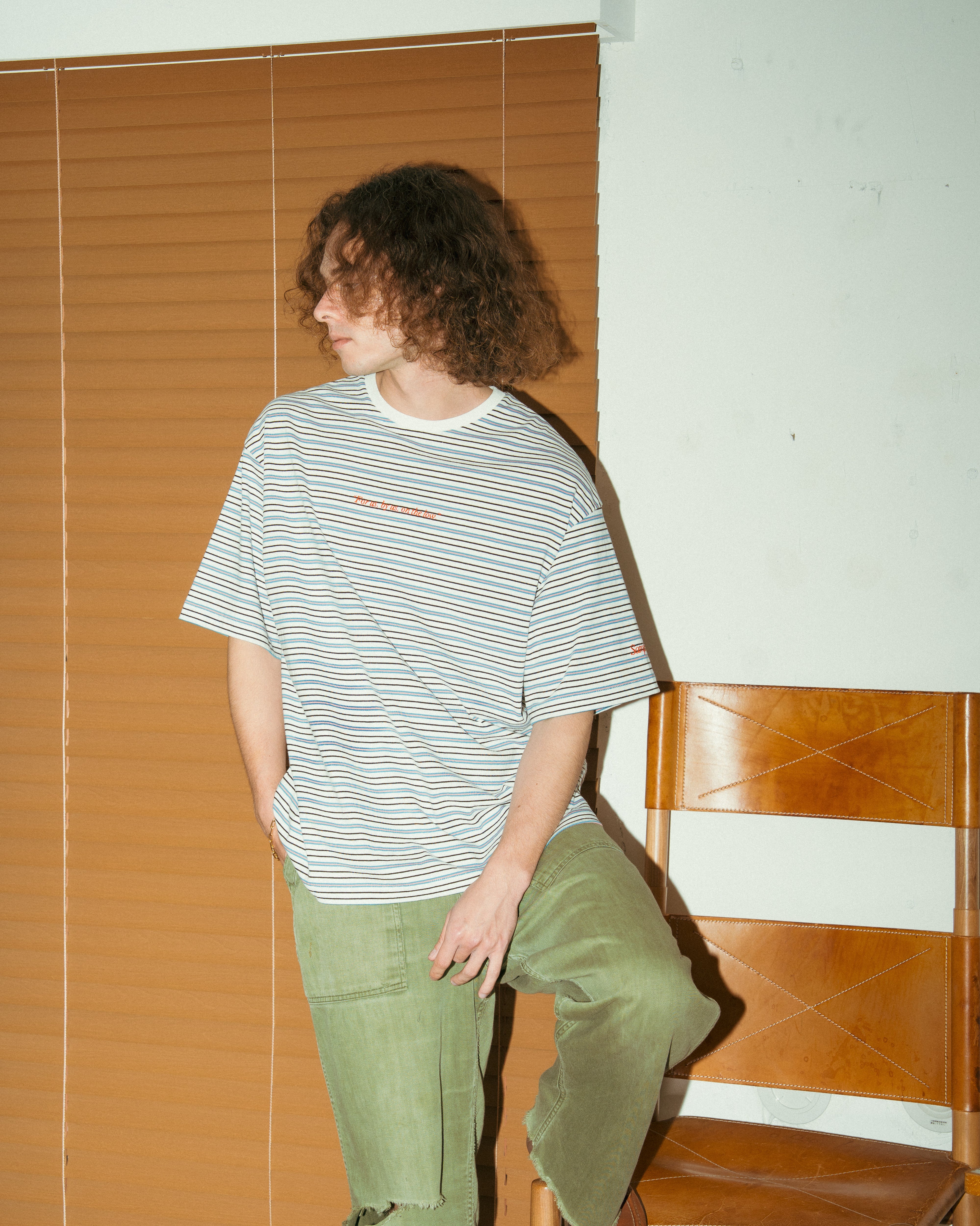 Samplee COTTTON MULTI STRIPE S/S TEE（サンプリー コットンマルチストライプショートスリーブTシャツ）｜ONLINE BOUTIQUE（オンラインブティック）