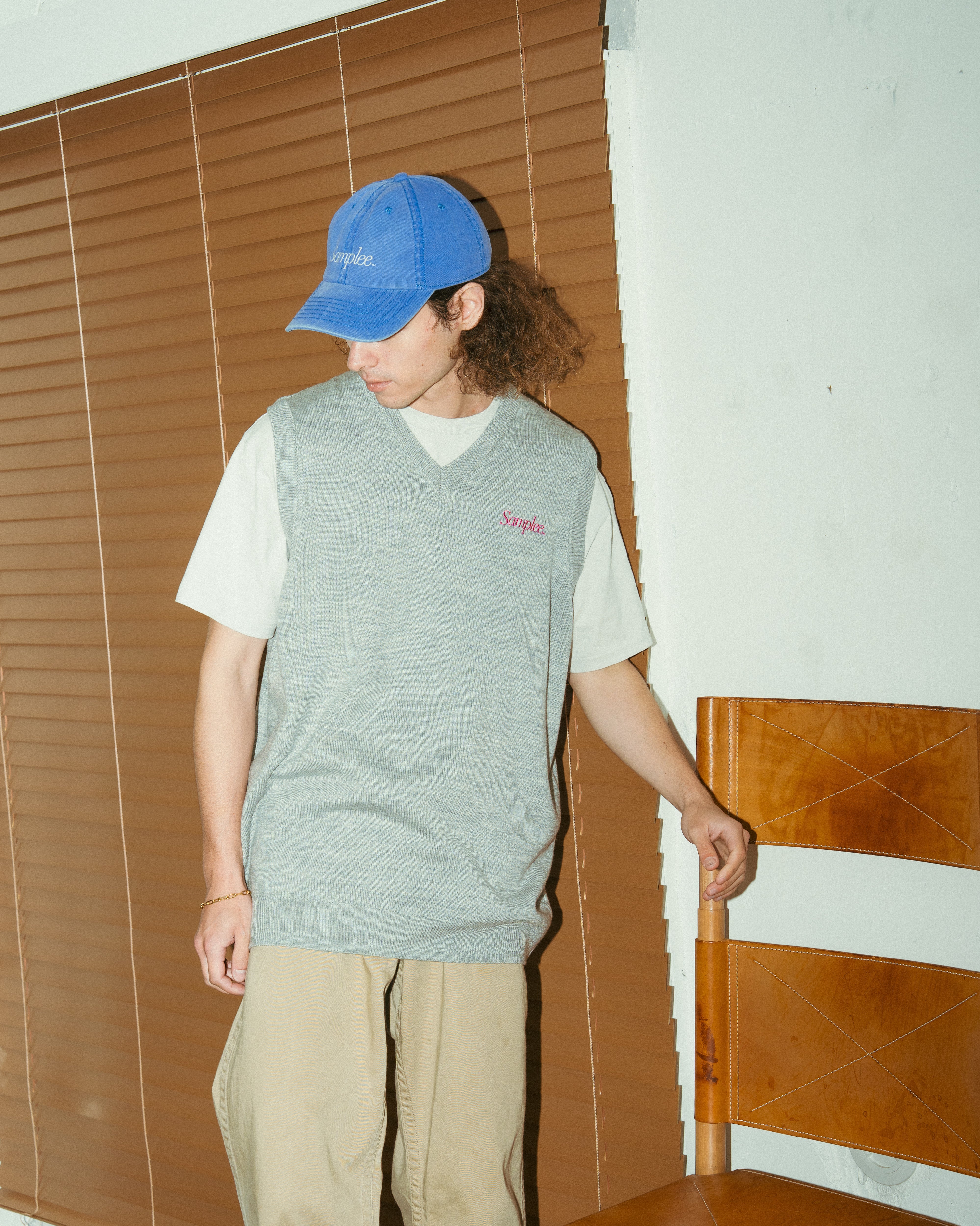 Samplee KNIT LOGO VEST（サンプリー ニットロゴベスト）｜ONLINE BOUTIQUE（オンラインブティック）