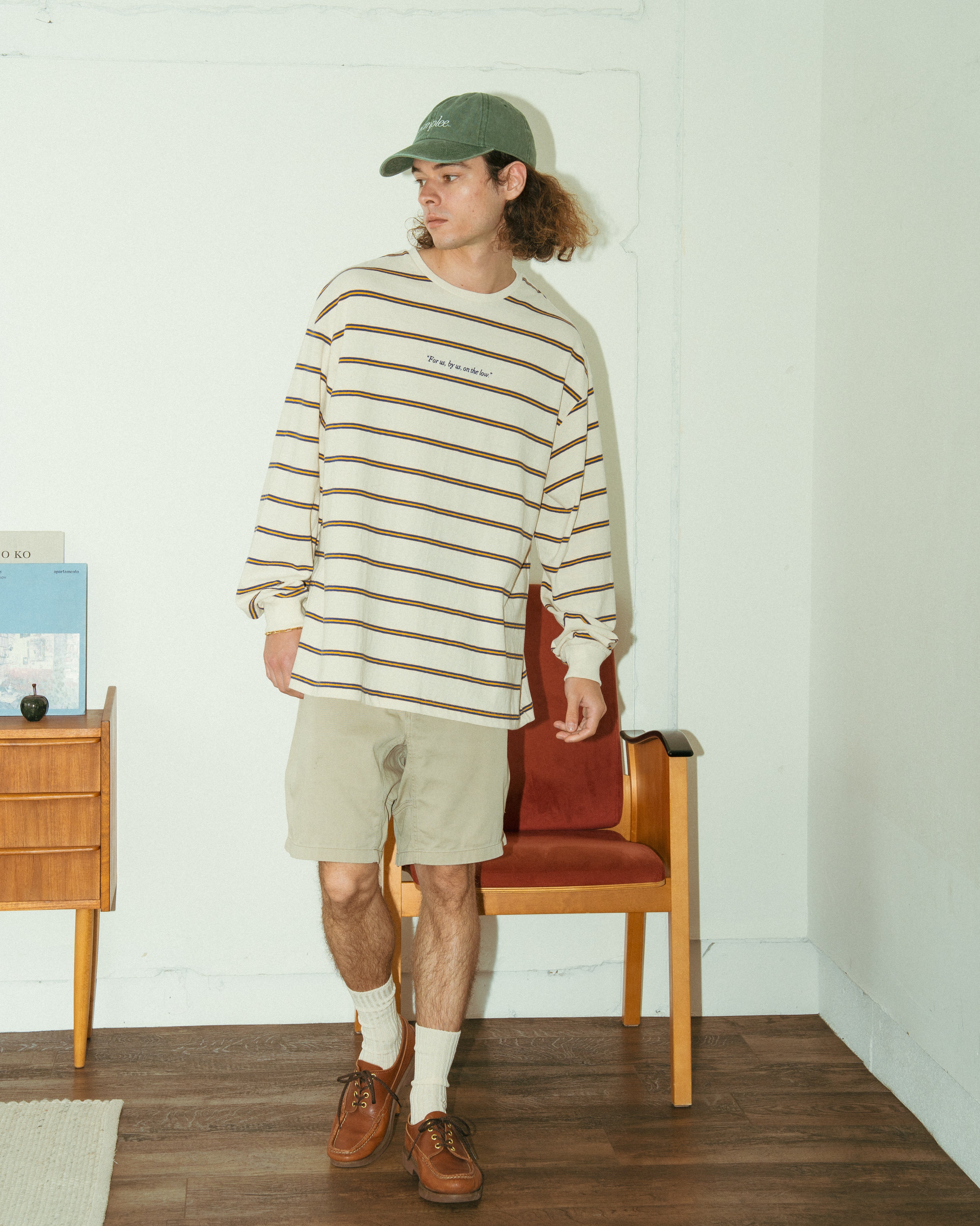 Samplee COTTTON MULTI STRIPE L/S TEE（サンプリー コットンマルチストライプロングスリーブTシャツ）｜ONLINE BOUTIQUE（オンラインブティック）