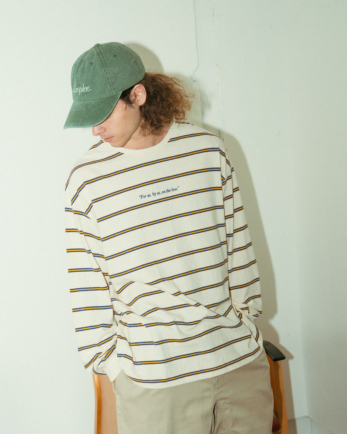 Samplee COTTTON MULTI STRIPE L/S TEE（サンプリー コットンマルチストライプロングスリーブTシャツ）｜ONLINE BOUTIQUE（オンラインブティック）