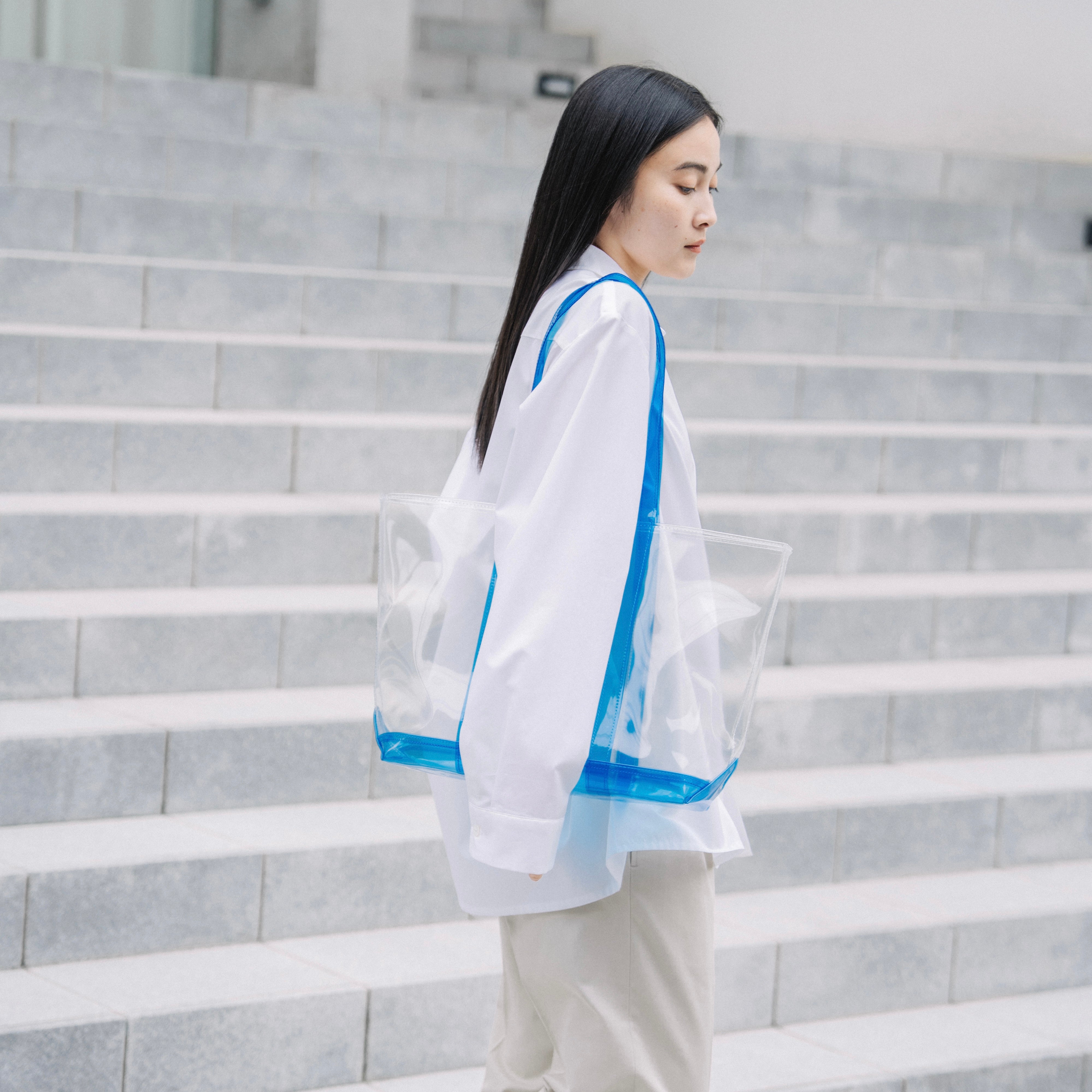 NEWBOOK SEASIDE MEDIUM CLEAR/BLUE（ニューブックシーサイドエムクリアブルー）｜ONLINE BOUTIQUE（オンラインブティック）