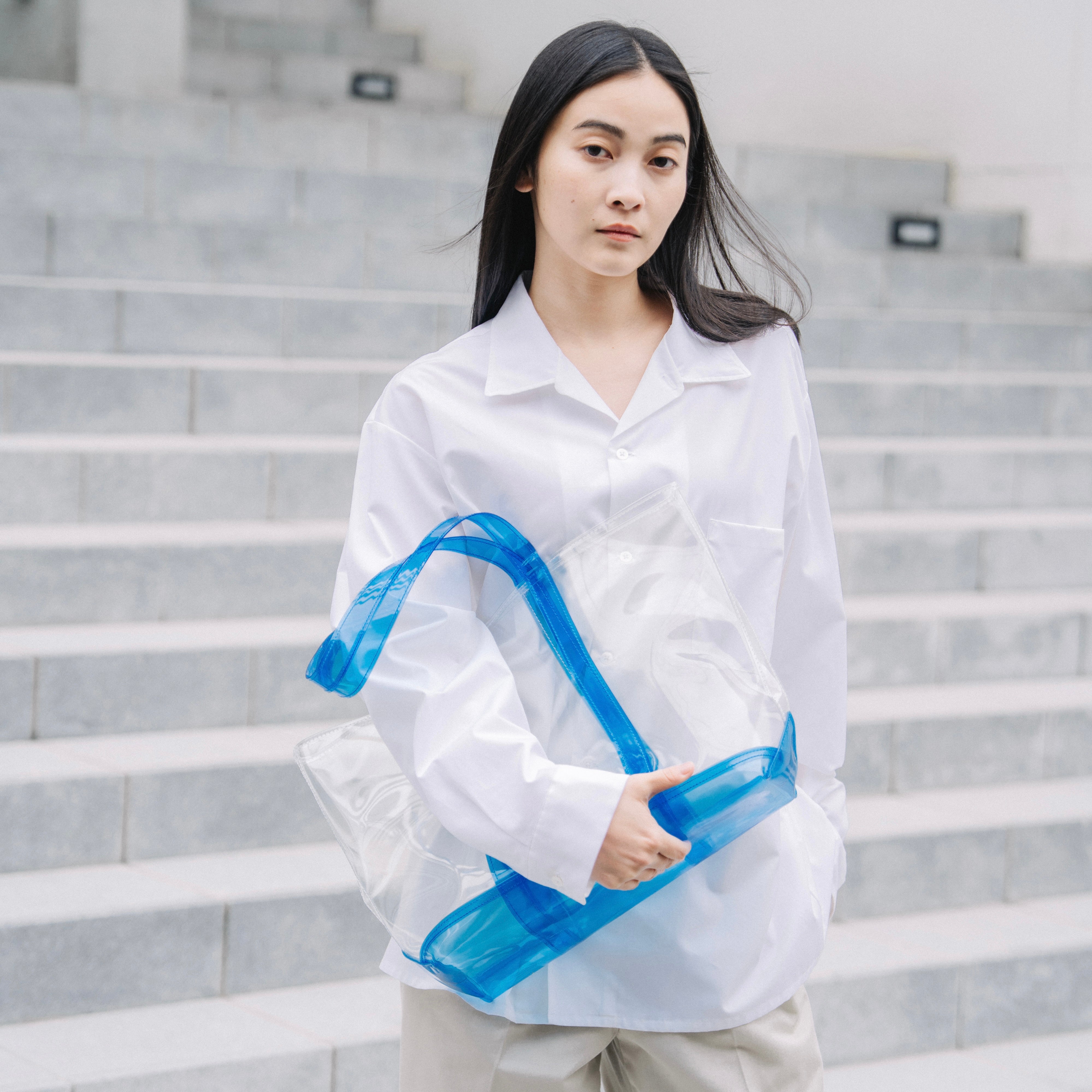 NEWBOOK SEASIDE MEDIUM CLEAR/BLUE（ニューブックシーサイドエムクリアブルー）｜ONLINE BOUTIQUE（オンラインブティック）