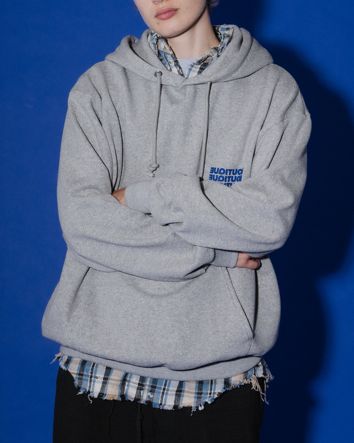 BOUTIQUE PULLOVER HOODIE HEATHER GRAY（ブティックプルオーバーフーディーヘザーグレイ）｜ONLINE BOUTIQUE（オンラインブティック）