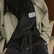 BOUTIQUE CREW NECK SWEAT GARMENT DYE CHARCOAL（ブティッククルーネックスウェットガーメントダイチャコール｜ONLINE BOUTIQUE（オンラインブティック）