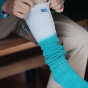 DESCENDANT × BOUTIQUE SAC SOCKS TEAL（ディセンダント×ブティックサックソックスティール）｜ONLINE BOUTIQUE（オンラインブティック）