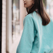 DESCENDANT × BOUTIQUE CREW NECK PIGMENT DYE TEAL（ディセンダント×ブティッククルーネックピグメントダイティール）｜ONLINE BOUTIQUE（オンラインブティック）