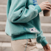 DESCENDANT × BOUTIQUE CREW NECK PIGMENT DYE TEAL（ディセンダント×ブティッククルーネックピグメントダイティール）｜ONLINE BOUTIQUE（オンラインブティック）