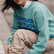 DESCENDANT × BOUTIQUE CREW NECK PIGMENT DYE TEAL（ディセンダント×ブティッククルーネックピグメントダイティール）｜ONLINE BOUTIQUE（オンラインブティック）
