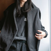 BOUTIQUE CREW NECK SWEAT GARMENT DYE CHARCOAL（ブティッククルーネックスウェットガーメントダイチャコール｜ONLINE BOUTIQUE（オンラインブティック）