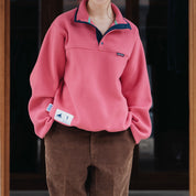 DESCENDANT × BOUTIQUE HUMMING FLEECE PULLOVER PINK（ディセンダント×ブティックハミングフリースプルオーバーピンク）