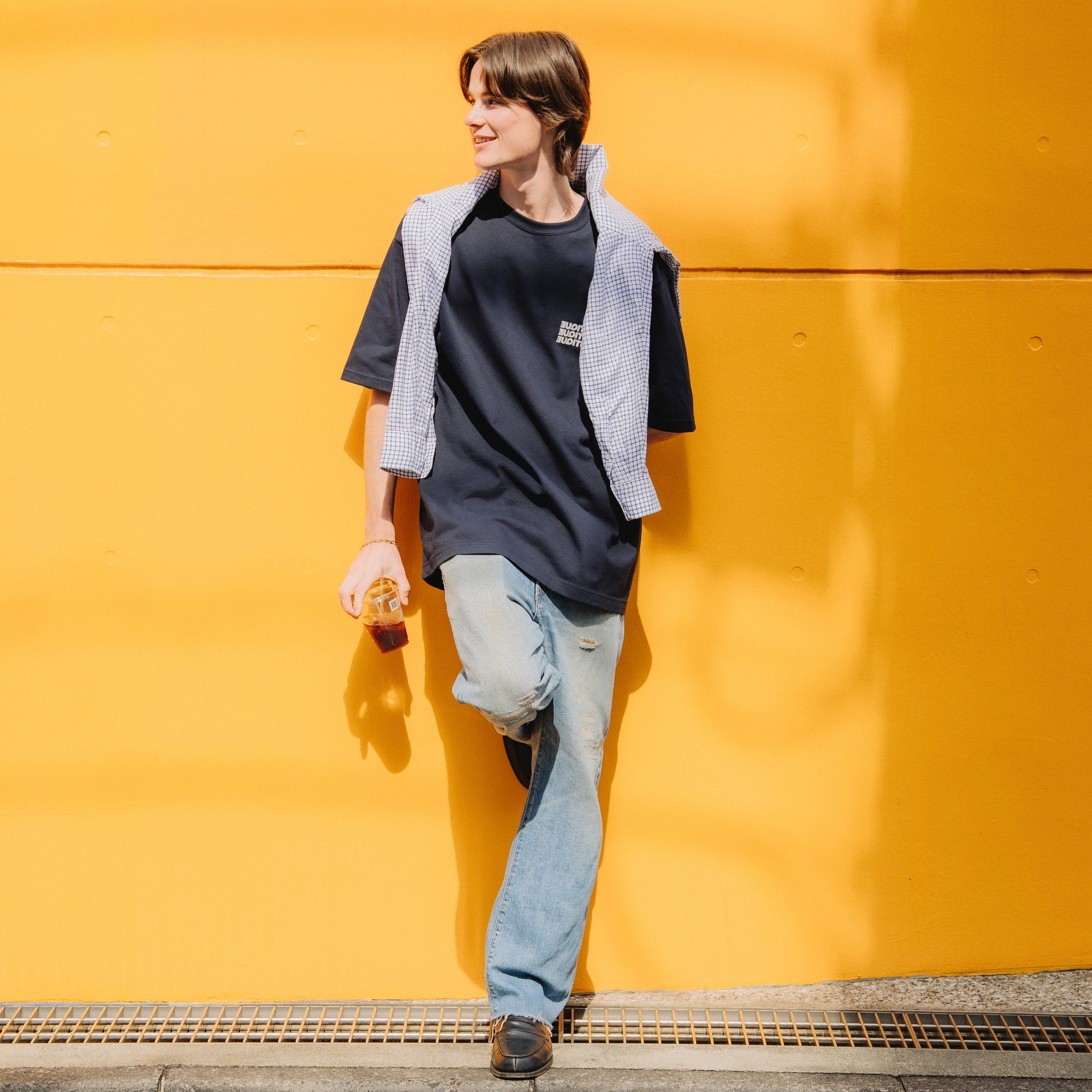 BOUTIQUE SHORT SLEEVE TEE NAVY（ブティックショートスリーブTシャツネイビー）｜ONLINE BOUTIQUE（オンラインブティック）
