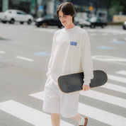 BOUTIQUE LONG SLEEVE TEE WHITE（ブティックロングスリーブTシャツホワイト）｜ONLINE BOUTIQUE（オンラインブティック）
