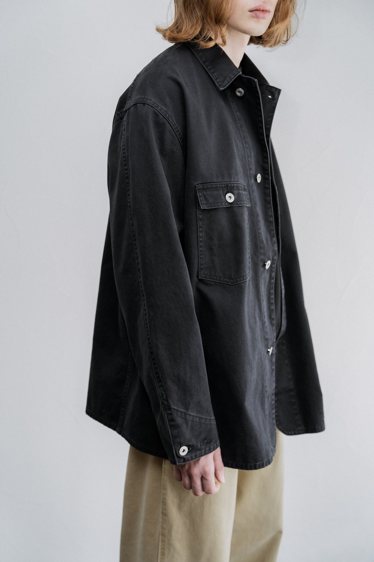 FOUNDOUR COTTON CHINO COVERALL BLACK（ファウンダコットンチノカバーオールブラック）｜ONLINE BOUTIQUE（オンラインブティック）