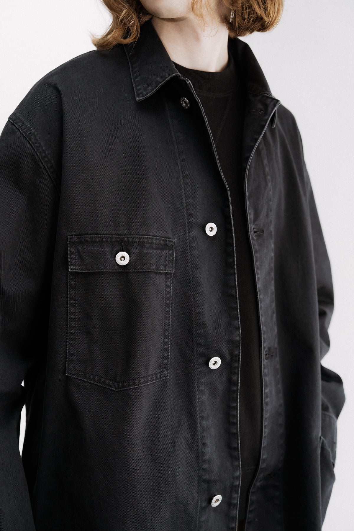 FOUNDOUR COTTON CHINO COVERALL BLACK（ファウンダコットンチノカバーオールブラック）｜ONLINE BOUTIQUE（オンラインブティック）