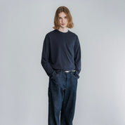 FOUNDOUR COTTON LONG SLEEVE POCKET TEE WHITE（ファウンダコットンロングスリーブポケットロングスリーブTシャツホワイト）｜ONLINE BOUTIQUE（オンラインブティック）