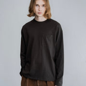 FOUNDOUR COTTON LONG SLEEVE POCKET TEE BLACK（ファウンダコットンロングスリーブポケットTシャツブラック）｜ONLINE BOUTIQUE（オンラインブティック）