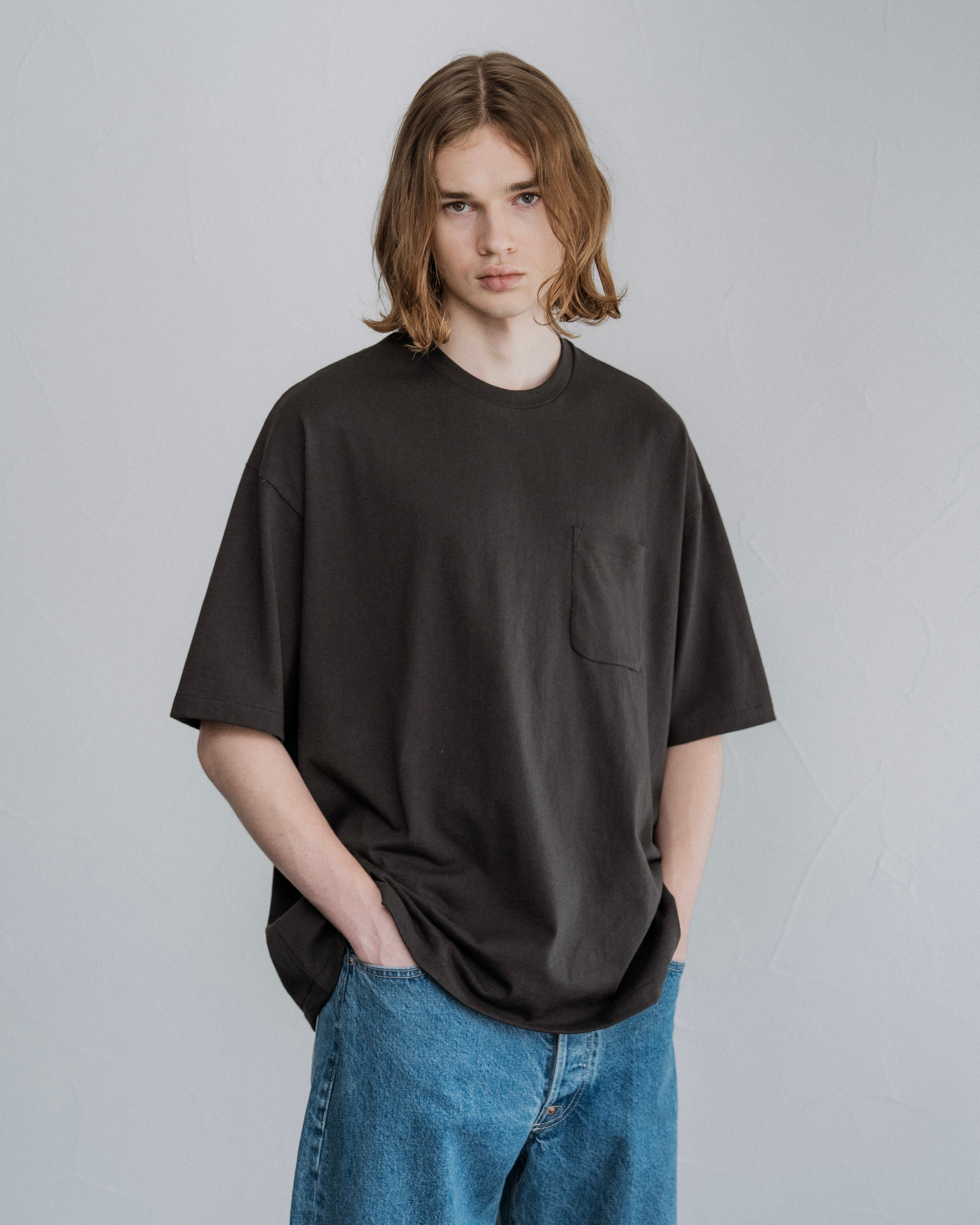 FOUNDOUR COTTON SHORT SLEEVE POCKET TEE BLACK（ファウンダコットンショートスリーブポケットTシャツブラック）｜ONLINE BOUTIQUE（オンラインブティック）