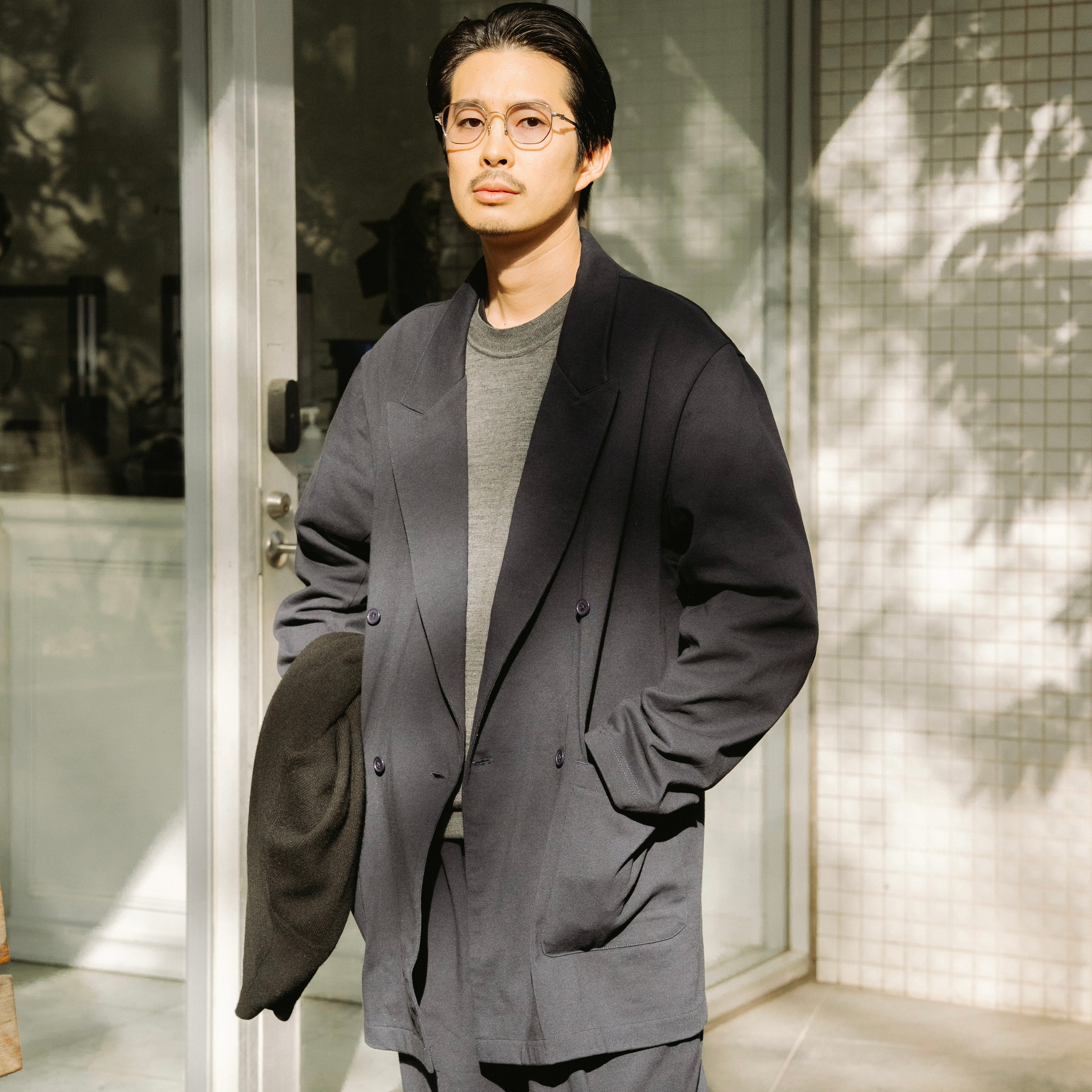 FRUIT OF THE LOOM ATHLETIC FORMAL DOUBLE SUIT NAVY（フルーツオブザ