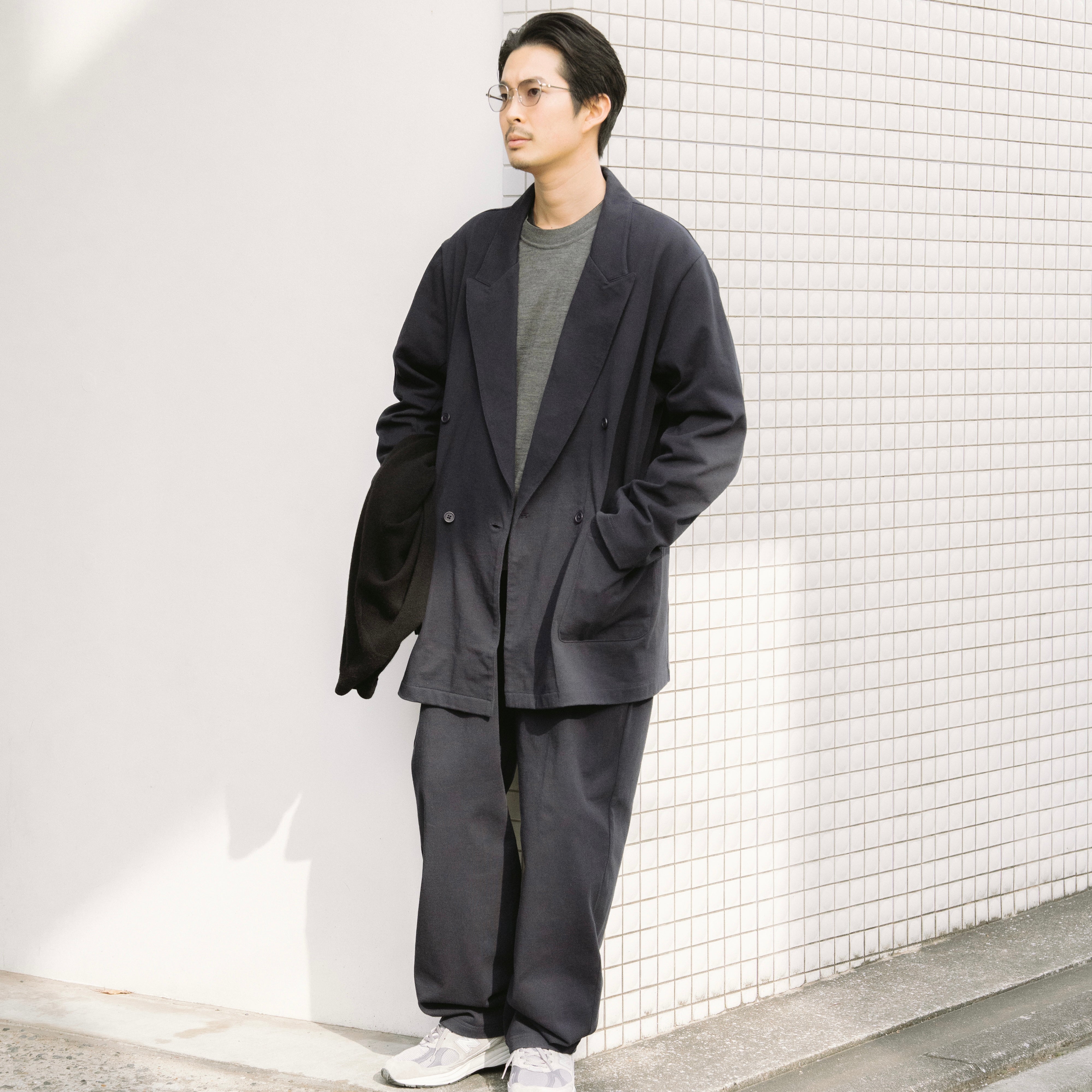 FRUIT OF THE LOOM ATHLETIC FORMAL DOUBLE SUIT NAVY（フルーツオブザルームアスレチックフォーマルダブルスーツブネイビー）｜ONLINE BOUTIQUE（オンラインブティック）