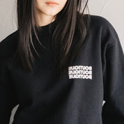 BOUTIQUE CREW NECK SWEAT BLACK（ブティッククルーネックスウェットブラック）｜ONLINE BOUTIQUE（オンラインブティック）