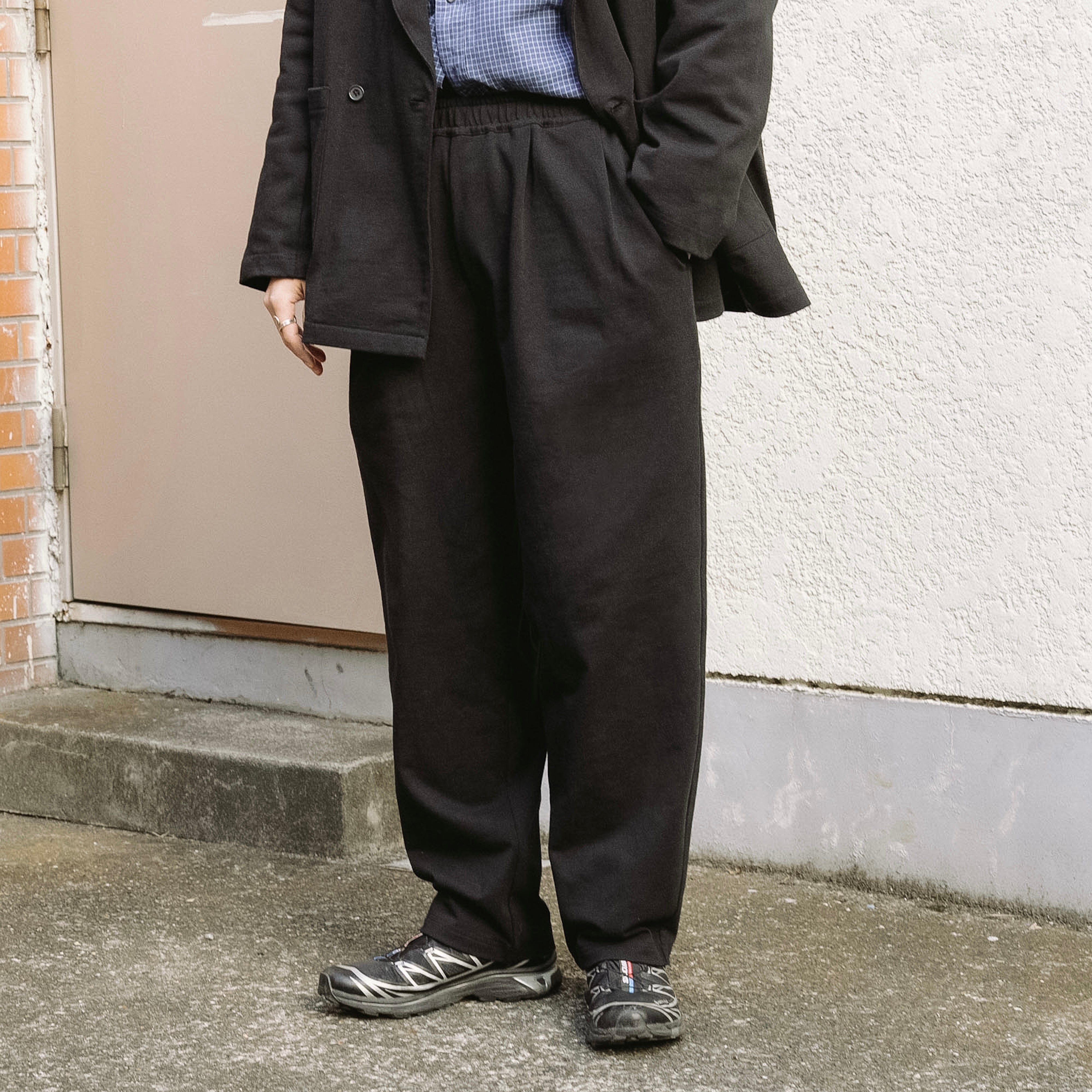 FRUIT OF THE LOOM ATHLETIC FORMAL DOUBLE SUIT BLACK（フルーツオブザルームアスレチックフォーマルダブルスーツブラック）｜ONLINE BOUTIQUE（オンラインブティック）