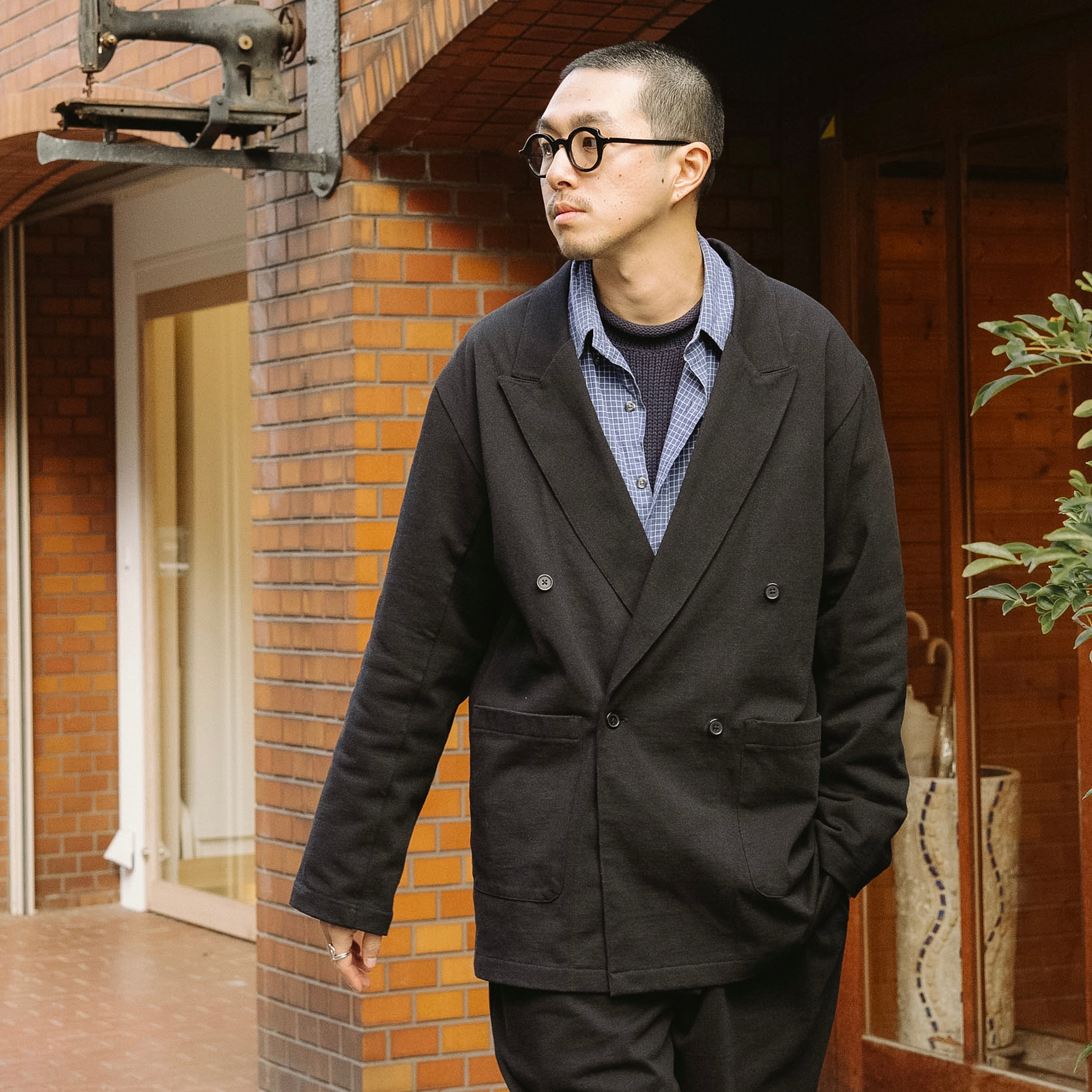 FRUIT OF THE LOOM ATHLETIC FORMAL DOUBLE SUIT BLACK（フルーツオブザルームアスレチックフォーマルダブルスーツブラック）｜ONLINE BOUTIQUE（オンラインブティック）