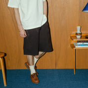 BOUTIQUE WIDE EASY SHORTS BROWN（ブティックバワイドイージーショーツブラウン）｜ONLINE BOUTIQUE（オンラインブティック）