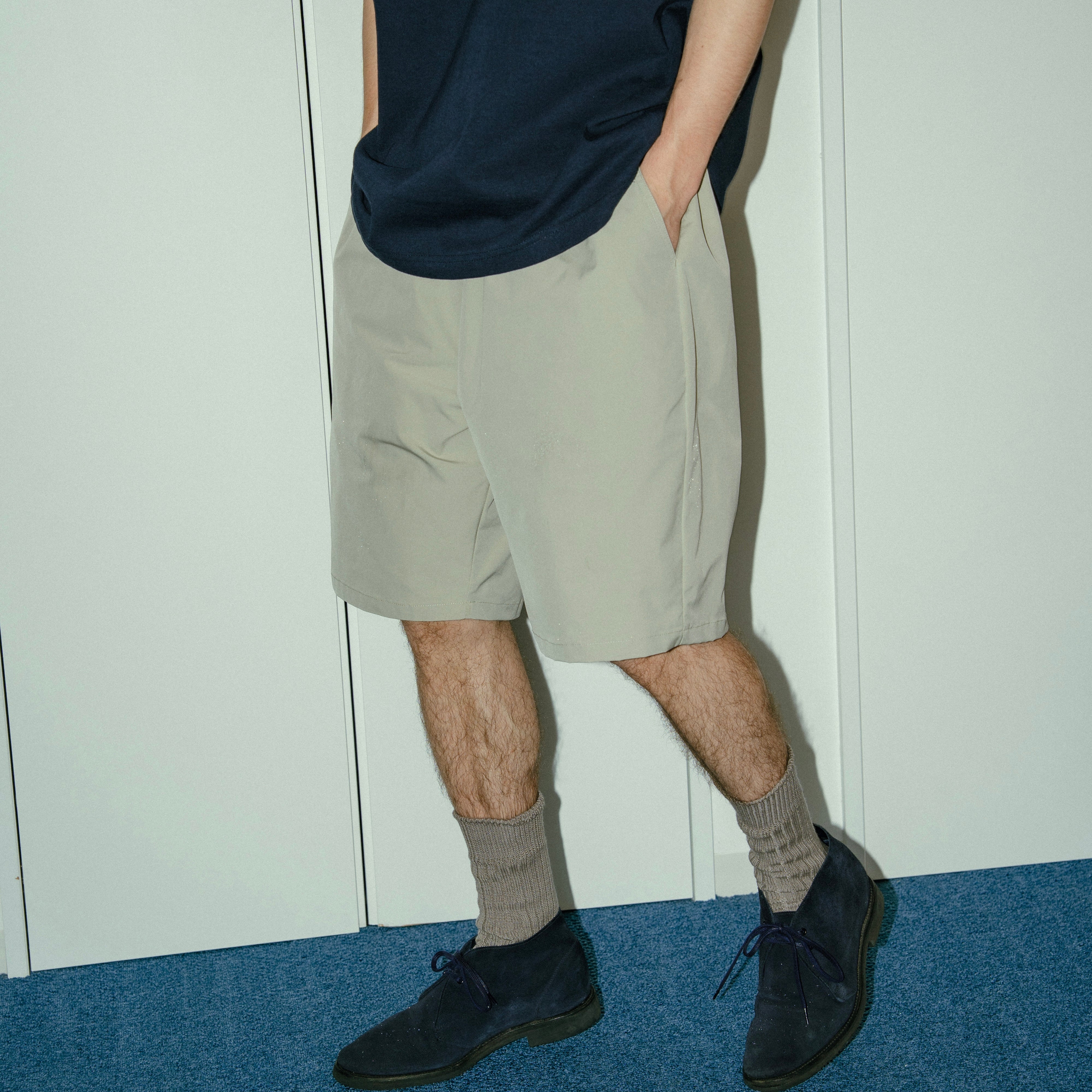 BOUTIQUE WIDE EASY SHORTS BEIGE（ブティックワイドイージーショーツベージュ）｜ONLINE BOUTIQUE（オンラインブティック）