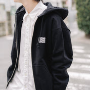 BOUTIQUE ZIP UP HOODIE BLACK（ブティックジップアップフーディーブラック）｜ONLINE BOUTIQUE（オンラインブティック）