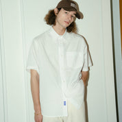 BOUTIQUE SHORT SLEEVE BOX SHIRT WHITE（ブティックショートスリーブボックスシャツホワイト）｜ONLINE BOUTIQUE（オンラインブティック）