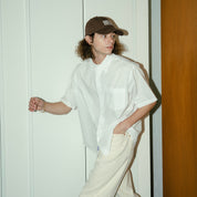 BOUTIQUE SHORT SLEEVE BOX SHIRT WHITE（ブティックショートスリーブボックスシャツホワイト）｜ONLINE BOUTIQUE（オンラインブティック）
