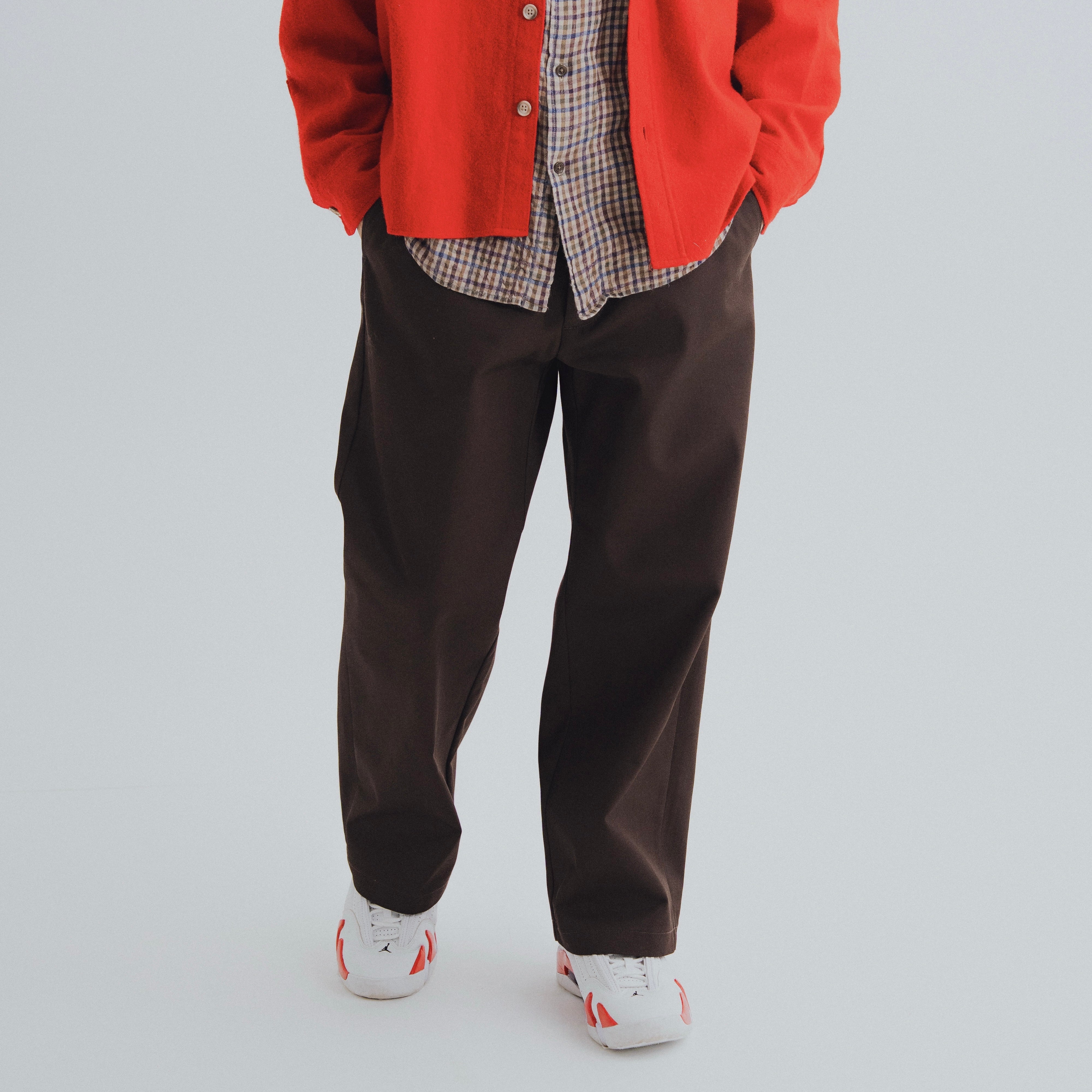 Dickies®︎ × BOUTIQUE 30-25 WORK TROUSERS DARK BROWN（ディッキーズ×ブティック30-25ワークトラウザーダークブラウン）｜ONLINE BOUTIQUE（オンラインブティック）