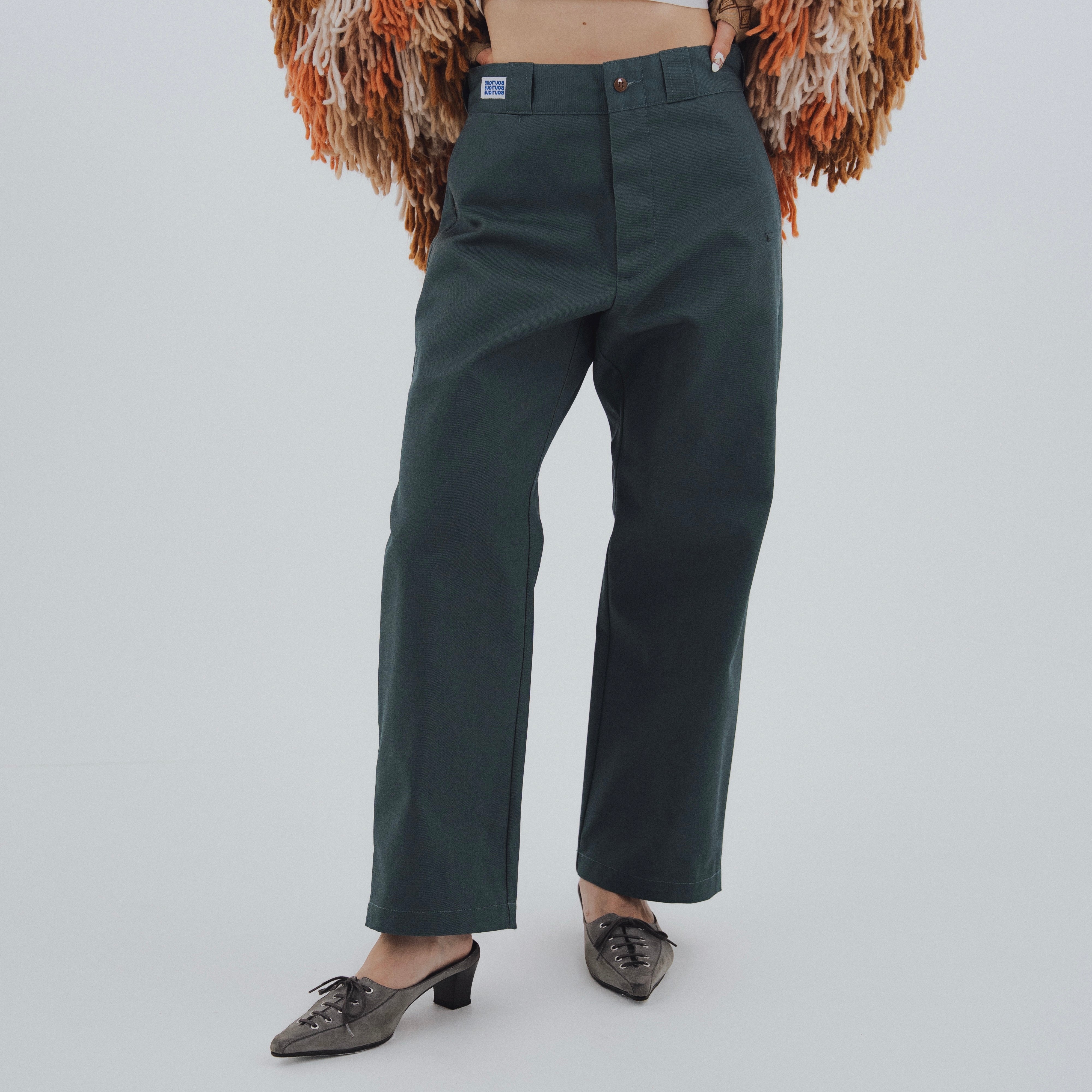 Dickies®︎ × BOUTIQUE 30-25 WORK TROUSERS DARK LINCOLN GREEN（ディッキーズ×ブティック30-25ワークトラウザーリンカーングリーン）｜ONLINE BOUTIQUE（オンラインブティック）