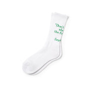 Samplee Don’t Worry Socks White/Green（サンプリードントウォーリーソックスホワイト/グリーン）｜ONLINE BOUTIQUE（オンラインブティック）