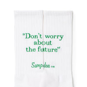 Samplee Don’t Worry Socks White/Green（サンプリードントウォーリーソックスホワイト/グリーン）｜ONLINE BOUTIQUE（オンラインブティック）