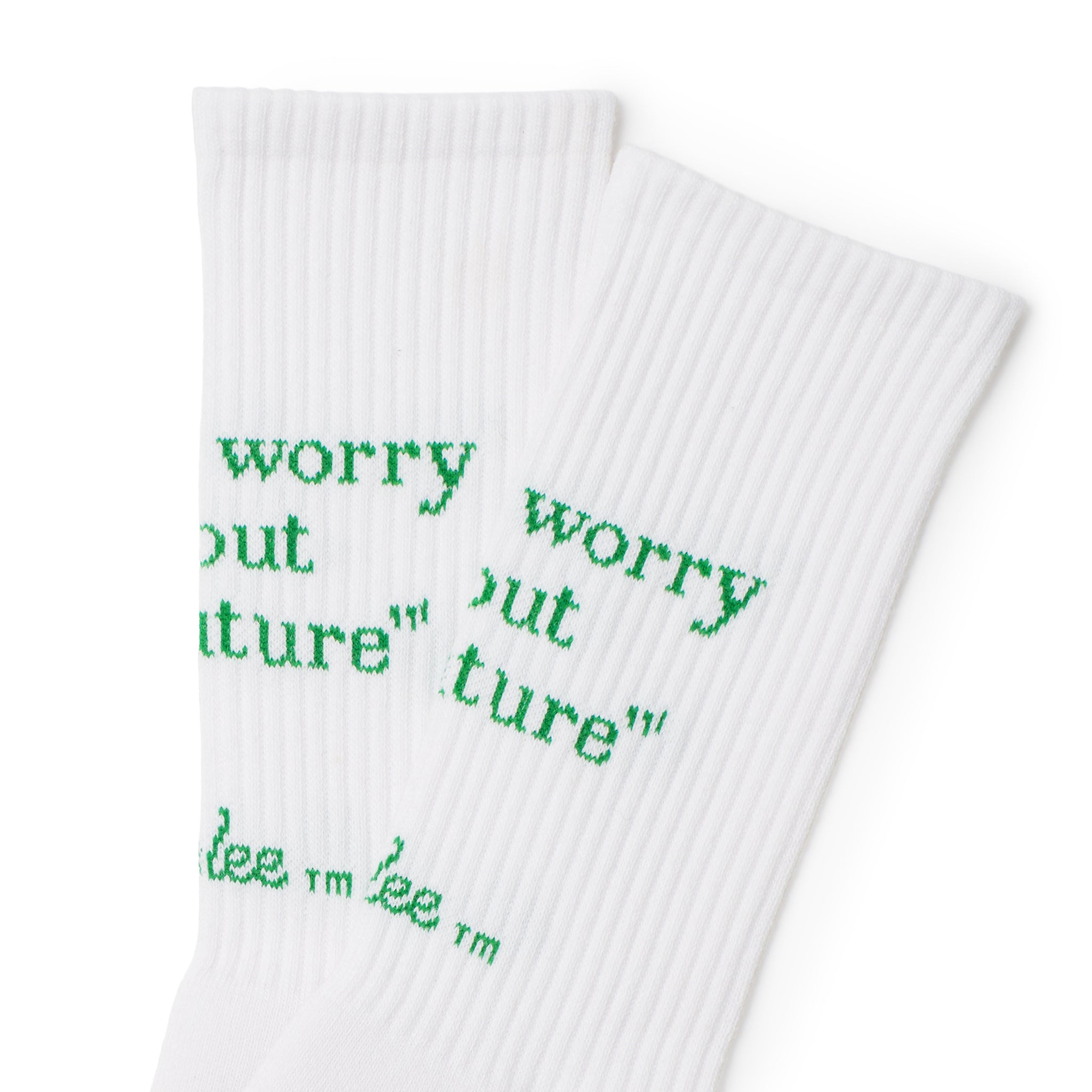 Samplee Don’t Worry Socks White/Green（サンプリードントウォーリーソックスホワイト/グリーン）｜ONLINE BOUTIQUE（オンラインブティック）
