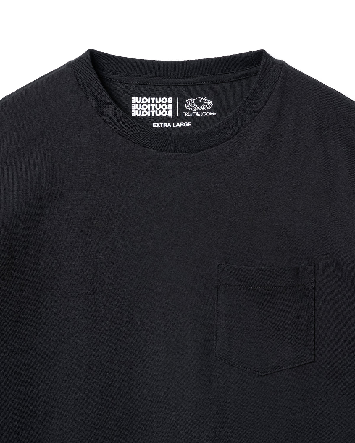 BOUTIQUE × FRUIT OF THE LOOM IT'S OUR DAILY 2PACK LONG SLEEVE TEE BLACK（ブティック×フルーツオブザルームイッツアワーデイリー2パックロングスリーブTシャツブラック）｜ONLINE BOUTIQUE（オンラインブティック）