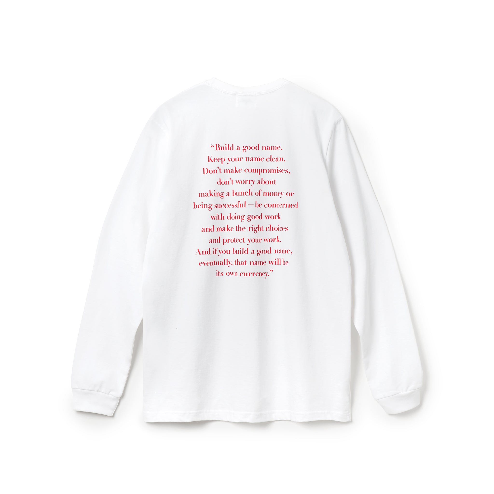 S Tee（サンプリー グッドネームロングスリーブTシャツ）｜ONLINE BOUTIQUE（オンラインブティック）
