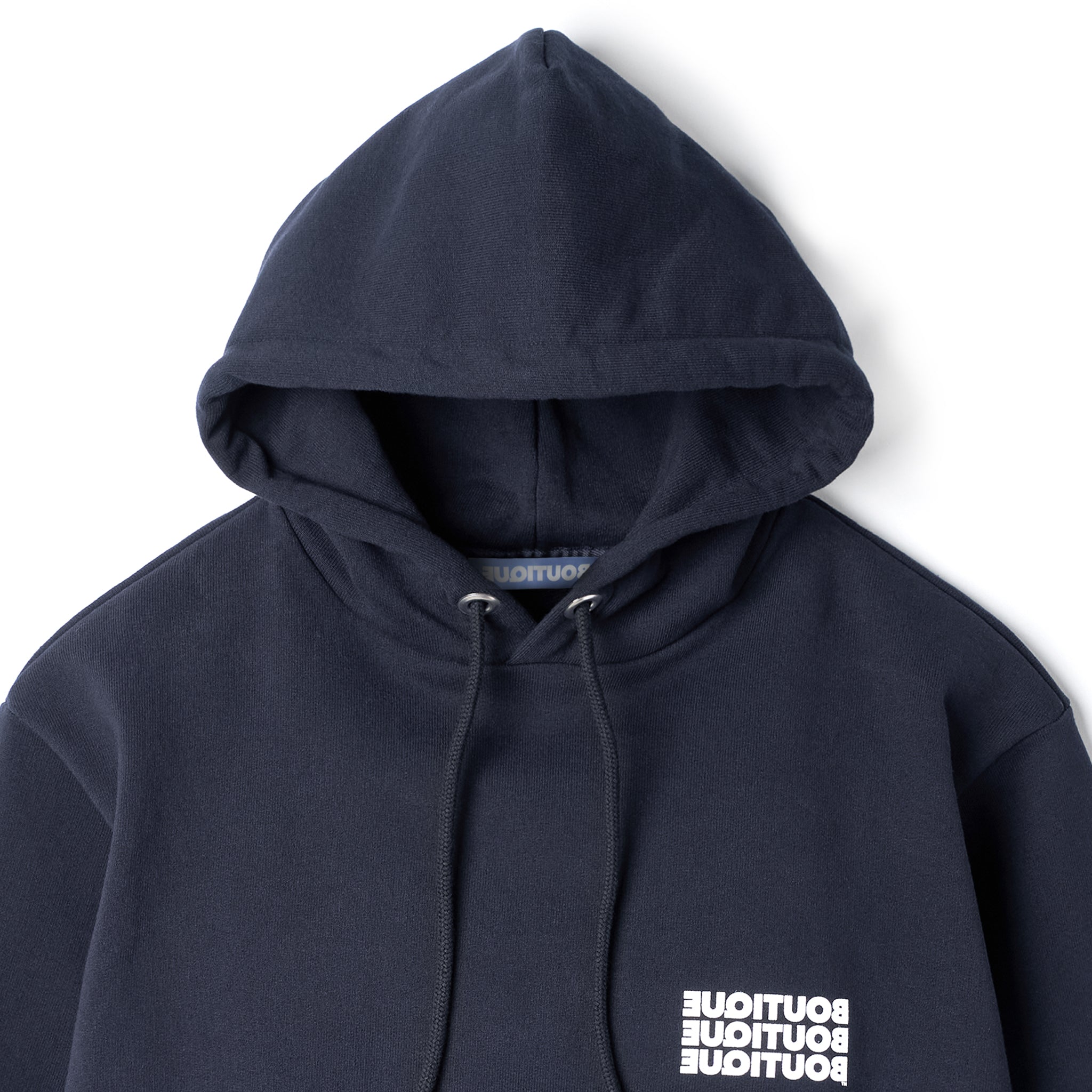 BOUTIQUE PULLOVER HOODIE NAVY（ブティックプルオーバーフーディーネイビー）｜ONLINE BOUTIQUE（オンラインブティック）