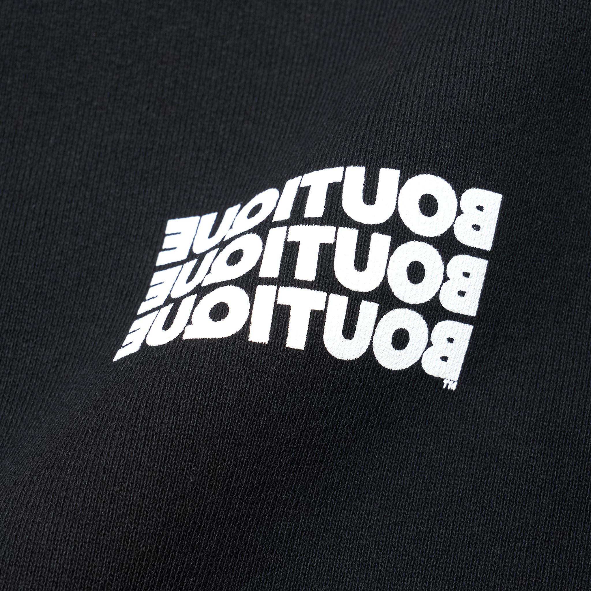 BOUTIQUE ZIP UP HOODIE BLACK（ブティックジップアップフーディーブラック）｜ONLINE BOUTIQUE（オンラインブティック）
