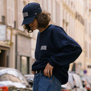 BOUTIQUE CREW NECK SWEAT NAVY（ブティッククルーネックスウェットネイビー）｜ONLINE BOUTIQUE（オンラインブティック）