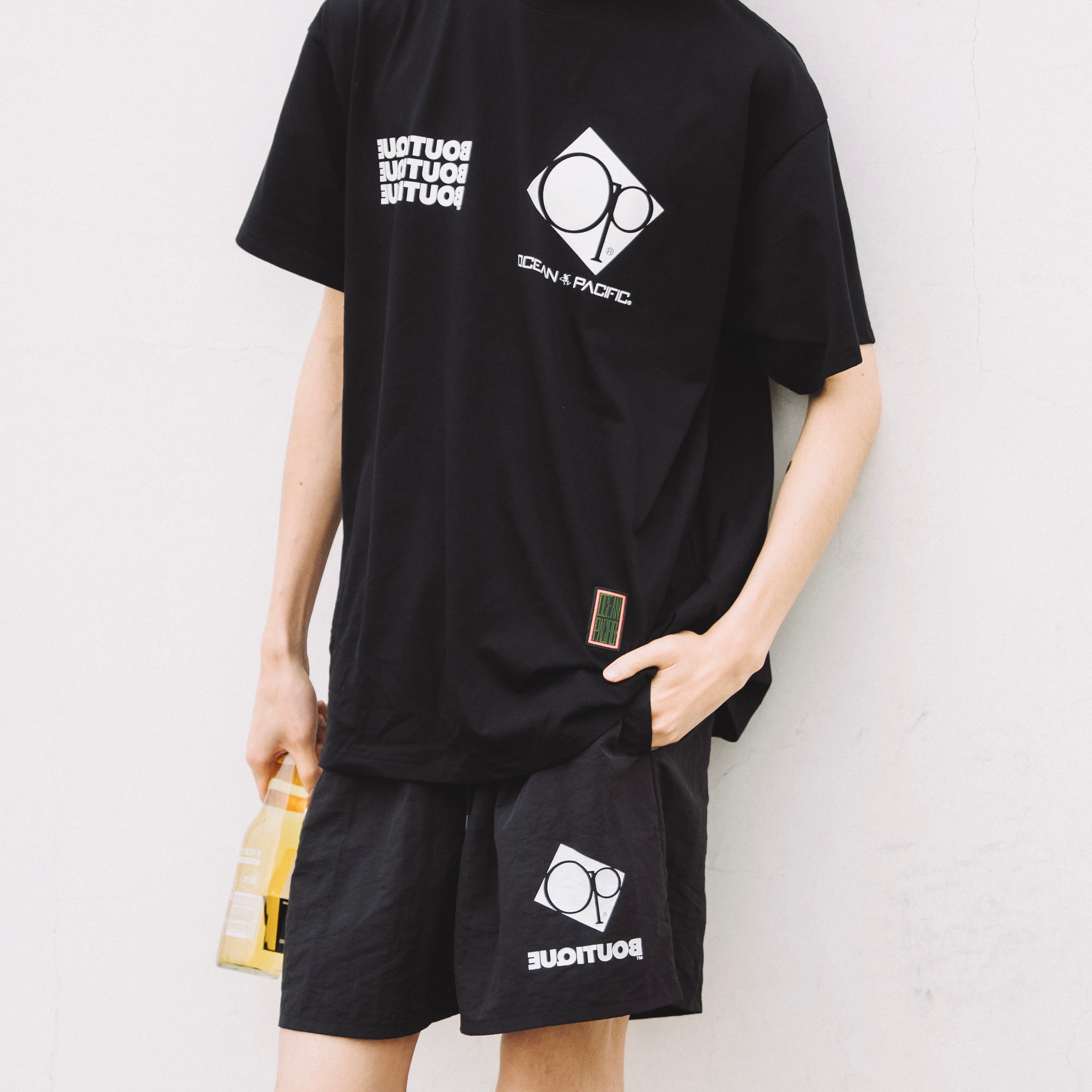 BOUTIQUE × Ocean Pacific SIGNATURE TEE BLACK（ブティック×オーシャンパシフィックシグネチャーTシャツブラック）｜ONLINE BOUTIQUE（オンラインブティック）