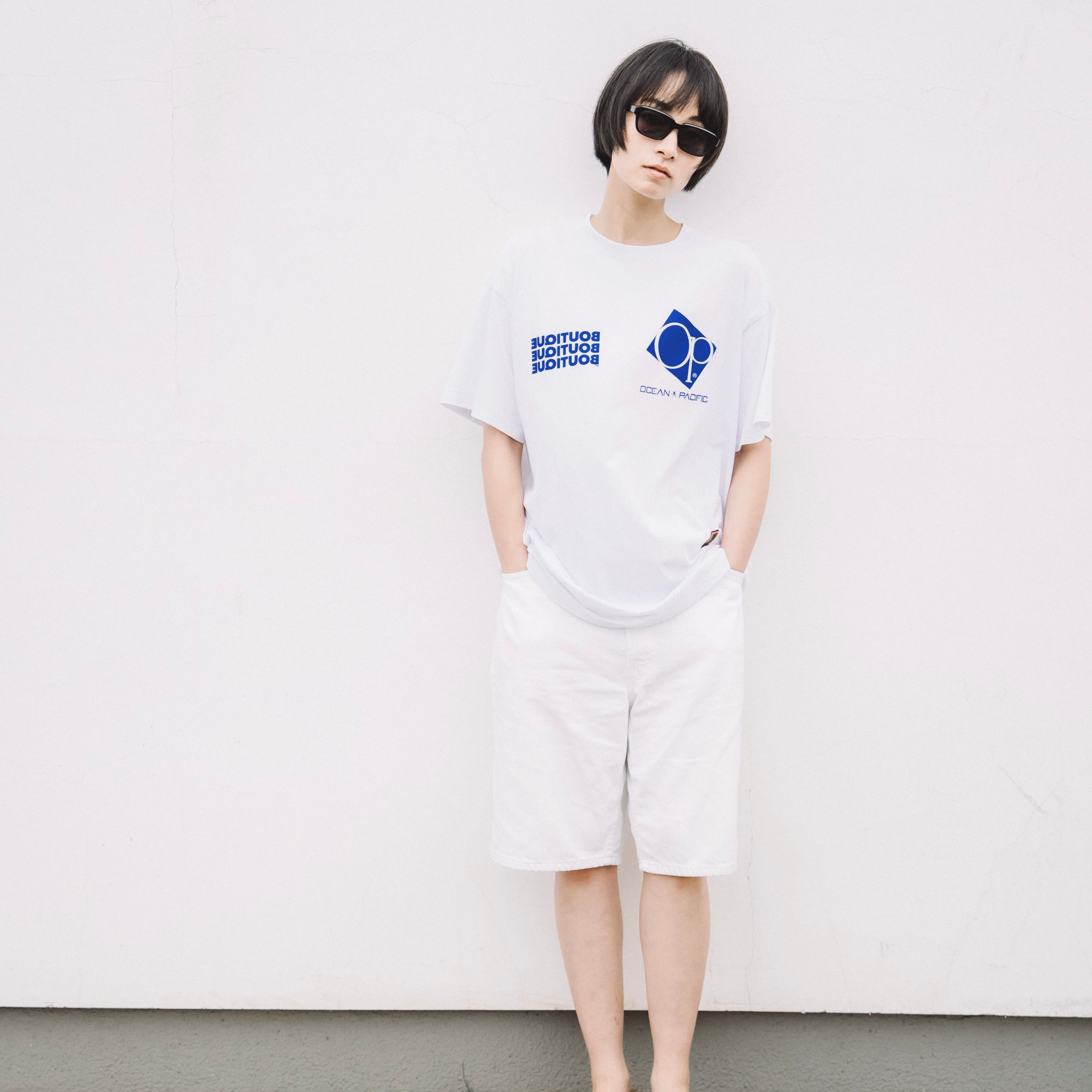 BOUTIQUE × Ocean Pacific SIGNATURE TEE（ブティック×オーシャンパシフィックシグネチャーTシャツホワイト）｜ONLINE BOUTIQUE（オンラインブティック）