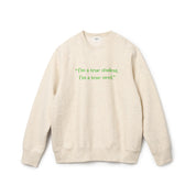 Samplee Student and Nerd Crewneck Sweatshirt（サンプリー ステューデントアンドナードクルーネックスウェット）｜ONLINE BOUTIQUE（オンラインブティック）