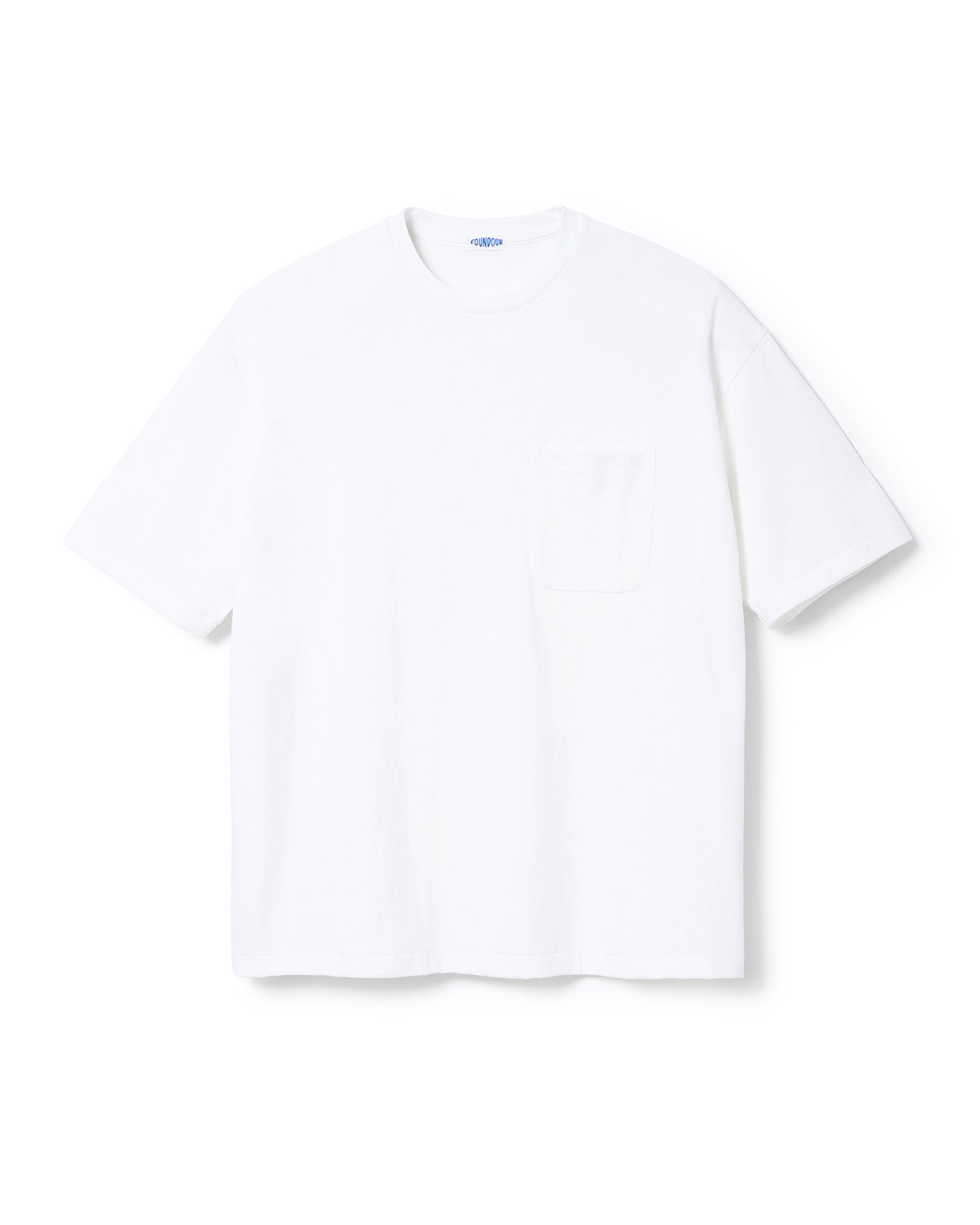 FOUNDOUR COTTON SHORT SLEEVE POCKET TEE WHITEE（ファウンダコットンショートスリーブポケットTシャツホワイト）｜ONLINE BOUTIQUE（オンラインブティック）